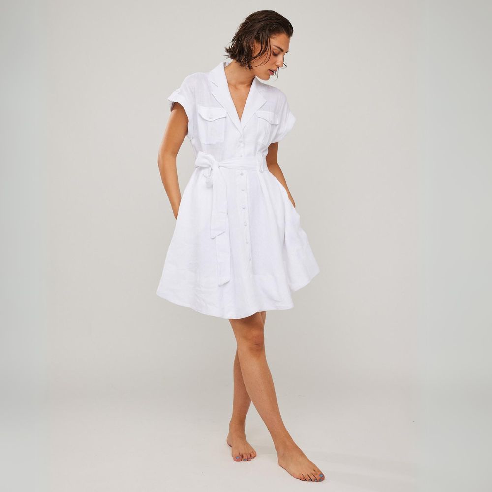 Addison linen dress