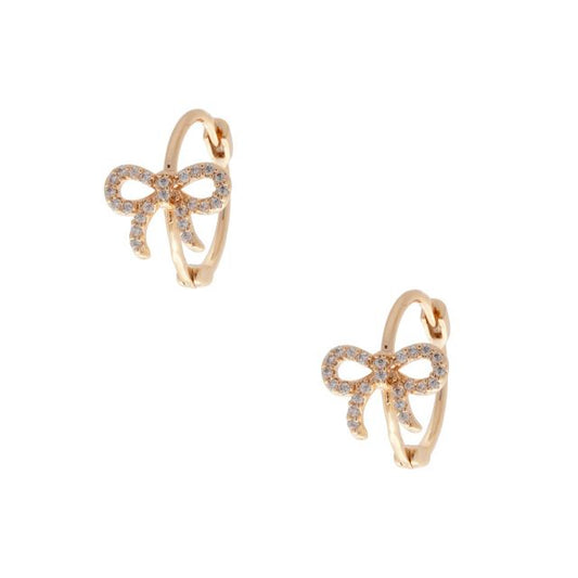 THE BOW EAR GOLD CLEAR